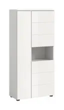 Hochschrank >Vira< 3 Türen, weiß /...