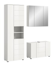 Badezimmer-Set >Vira< (3-teilig) in weiß /...