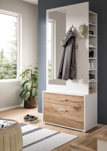 Kompaktgarderobe >Polo< Schublade + Klappe,...