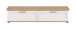 Lowboard >Verona< 2 Klappen, in Sibiu Lärche Dekor - 164x37x40cm (BxHxT)