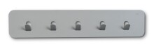 Garderobenleiste >Tilly 2< 5 Haken, in grau, Metall...