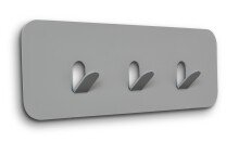Garderobenleiste >Tilly 1< 3 Haken, in grau, Metall...