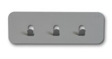 Garderobenleiste >Tilly 1< 3 Haken, in grau, Metall...