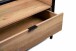 Lowboard >Mandurah 3< mit Tür + Schublade, in Eiche Dekor / schwarz - 120x55x40 (BxHxT)
