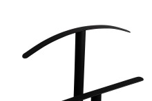 Herrendiener >Herrendiener Tobi< Hosen- und Bügelhalter, schwarz, Metall - 45x113x28cm (BxHxT)