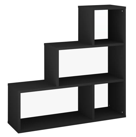 Stufenregal >Partition< 4 Fächer, in anthrazit matt - 120x122x40 (BxHxT)