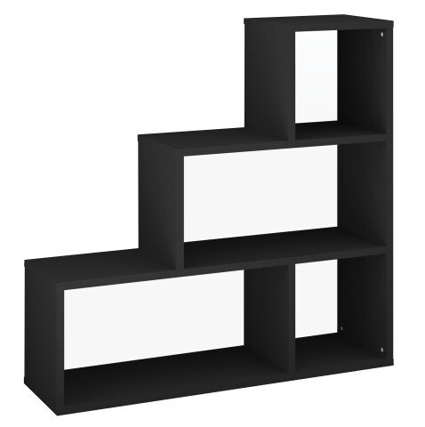 Stufenregal >Partition< 4 Fächer, in anthrazit matt - 120x122x40 (BxHxT)