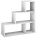 Stufenregal >Partition< in weiß matt, Holzwerkstoff Dekor - 120x122x40cm (BxHxT)