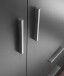 Stauraumschrank >Adeline< 2 Böden, 2 Schübe, Stange, Farbe Graphit - 120x140x38cm (BxHxT)
