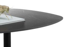 Couchtisch >Aiden< in anthrazit Steinoptik, schwarz - 80x45x80 (BxHxT)