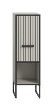 Hochkommode >Bagno< 1 Tür, 3 Fächer, in kaschmir Dekor - 30x101x32cm (BxHxT)