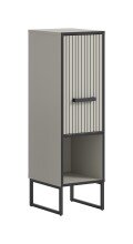 Hochkommode >Bagno< 1 Tür, 3 Fächer, in kaschmir Dekor - 30x101x32cm (BxHxT)