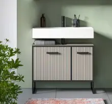 Waschbeckenunterschrank >Bagno< 2 Türen, 4...