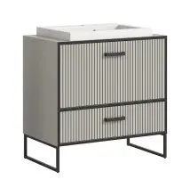Waschtisch-Set >Bagno< mit Waschbecken, in kaschmir...