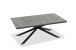 Couchtisch >Irina< in Beton, schwarz, MDF, Metall - 110x42x60cm (BxHxT)