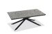 Couchtisch >Irina< in Beton, schwarz, MDF, Metall - 110x42x60cm (BxHxT)