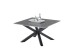 Couchtisch >Janin< in grau, schwarz, Keramik, Metall - 80x45x80cm (BxHxT)