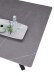 Couchtisch >Janin< in grau, schwarz, Keramik, Metall - 80x45x80cm (BxHxT)
