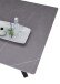 Couchtisch >Janin< in grau, schwarz, Keramik, Metall - 80x45x80cm (BxHxT)