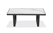 Couchtisch >Jordan< in weiß, schwarz, MDF,...