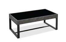 Couchtisch >Mimi< in schwarz, anthrazit - 110x43x60...