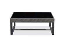 Couchtisch >Mimi< in schwarz, anthrazit - 110x43x60 (BxHxT)