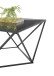 Couchtisch >Senta< in schwarz, Glas, Metall - 80x45x80cm (BxHxT)