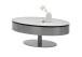 Couchtisch >Sinisa< in weiß, anthrazit, Keramik, Metall - 110x42x70cm (BxHxT)