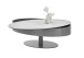 Couchtisch >Sinisa< in weiß, anthrazit, Keramik, Metall - 110x42x70cm (BxHxT)