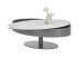 Couchtisch >Sinisa< in weiß, anthrazit, Keramik, Metall - 110x42x70cm (BxHxT)