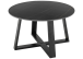 Couchtisch >Tanea< in schwarz, Keramik, Metall - 45x80cm (HxD)