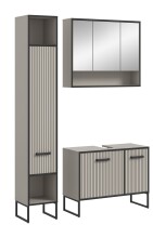 Badezimmer-Set >Bagno< (3-teilig) in kaschmir Dekor...