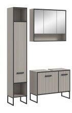 Badezimmer-Set >Bagno< (3-teilig) in kaschmir Dekor...
