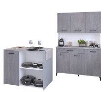 Mehrzweckschrank-Set >Malice 4< (2-teilig) Buffet +...