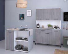 Mehrzweckschrank-Set >Malice 4< (2-teilig) Buffet +...