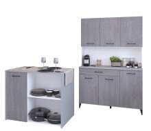 Mehrzweckschrank-Set >Malice 4< (2-teilig) Buffet +...