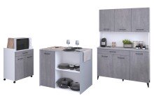 Mehrzweckschrank-Set >Malice 6< (3-teilig) Buffet +...