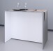 Mehrzweckschrank-Set >Malice 6< (3-teilig) Buffet + Insel +  Beistellschrank, Beton Optik hell / weiß