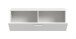 Wandhängeschrank >Vaga< 1 Klappe, 2 Fächer, in Weiß - 104x39x36cm (BxHxT)