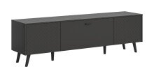 Lowboard >Linea< 2 Türen, 1 Klappe, in grau -...