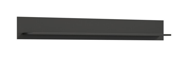Wandboard >Linea< in grau, Holzwerkstoff - 160x20x20cm (BxHxT)