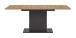 Kulissen-Esstisch >Motion< ausziehbar 190cm, Grau / Artisan Eiche Dekor - 150/190x76x90cm (BxHxT)