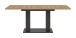 Kulissen-Esstisch >Motion< ausziehbar 190cm, Grau / Artisan Eiche Dekor - 150/190x76x90cm (BxHxT)