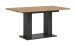Kulissen-Esstisch >Motion< ausziehbar 190cm, Grau / Artisan Eiche Dekor - 150/190x76x90cm (BxHxT)