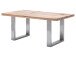 Esstisch >Castello I< in Wildeiche aus Massivholz - 220x76x100cm (BxHxT)