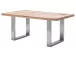 Esstisch >Castello I< in Wildeiche aus Massivholz - 220x76x100cm (BxHxT)