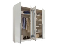 Drehtürenschrank >Cano< 5 Böden, 1...