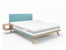 Taschenfederkernmatratze >Matratze< mit 7-Zonen-Kern, H5, waschbarer Bezug - 90x23x200 (BxHxT)