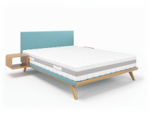 Taschenfederkernmatratze >Matratze< mit 7-Zonen-Kern, H4, waschbarer Bezug - 100x23x200 (BxHxT)