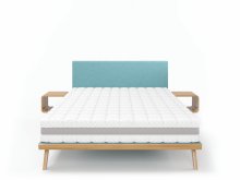 Taschenfederkernmatratze >Matratze< mit 7-Zonen-Kern, H4, waschbarer Bezug - 140x23x200 (BxHxT)